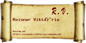 Reisner Viktória névjegykártya